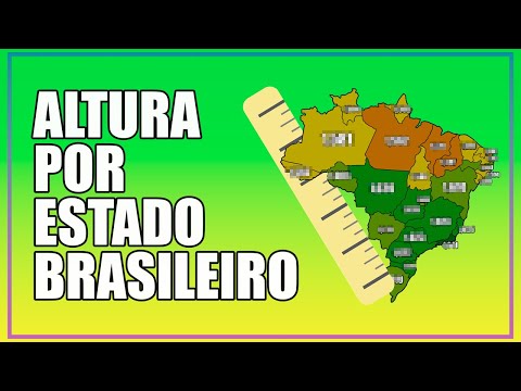 Qual é a média da altura dos brasileiros?