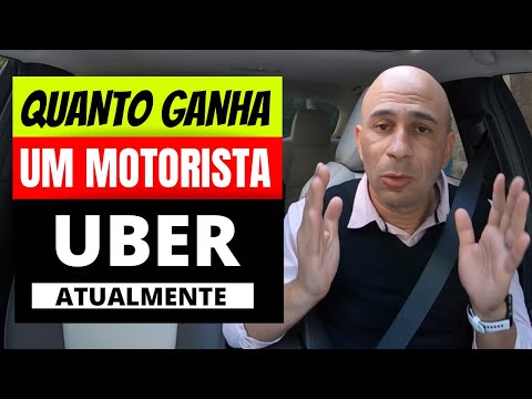 Qual é a média de ganho do Uber por dia?