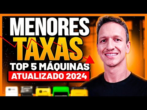 Qual é a melhor taxa de maquininha?