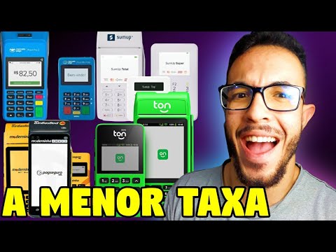 Qual é a menor taxa de maquininha disponível?