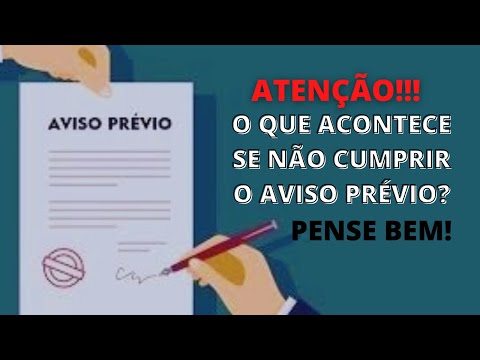 Qual é a multa por não cumprir aviso prévio?