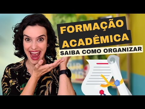 Qual é a ordem de formação acadêmica ideal?