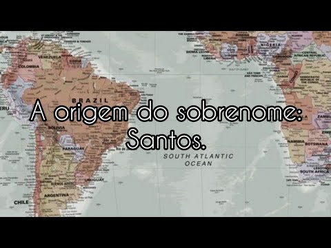 Qual é a origem do sobrenome Santos?