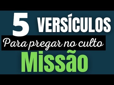 Qual é a palavra ideal para um culto de missões?