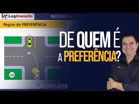 Qual é a prioridade de passagem nas vias?