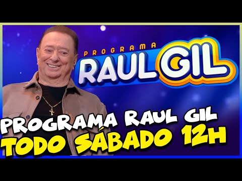 Qual é a programação do Raul Gil neste sábado de 2025?