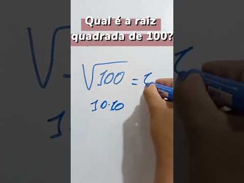 Qual é a raiz quadrada de 100?