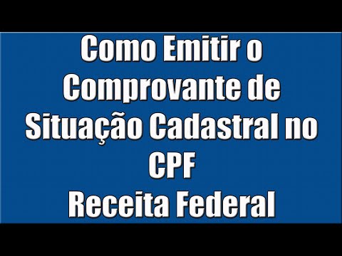 Qual é a situação cadastral na Receita Federal?