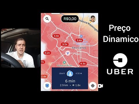 Qual é a tabela de preços do Uber?