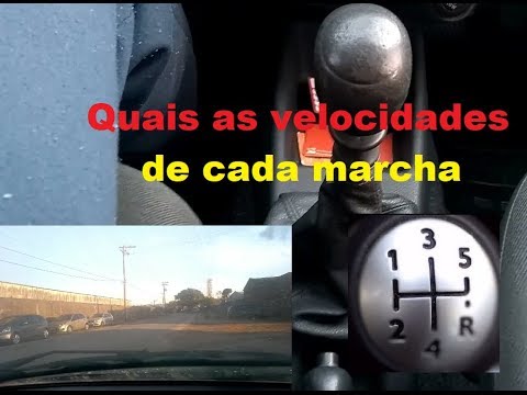 Qual é a velocidade de cada marcha?