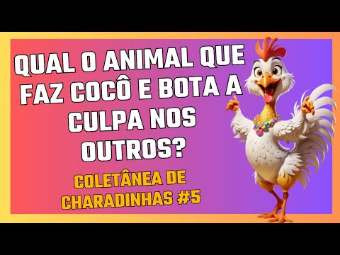 Qual é o animal que faz cocô e coloca a culpa nos outros?