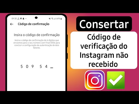 Qual é o código de confirmação do Instagram?