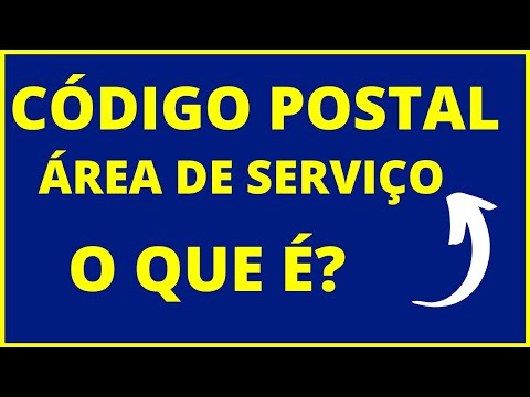 Qual é o código postal da área de serviço?