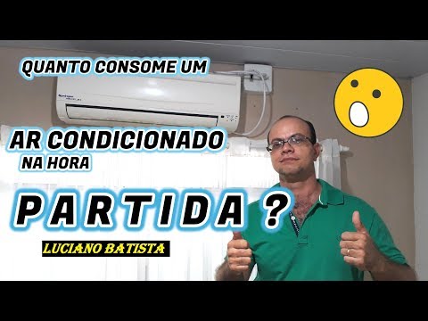 Qual é o consumo em kWh de um ar-condicionado de 9000 BTUs?