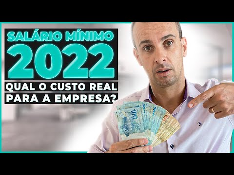 Qual é o custo de um funcionário que recebe salário mínimo?