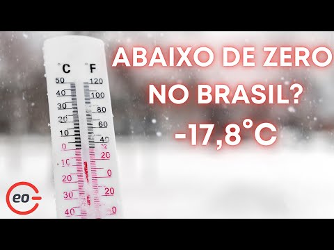 Qual é o estado mais frio do Brasil?