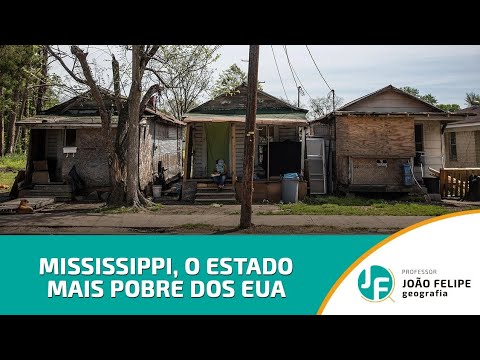 Qual é o estado mais pobre dos Estados Unidos?