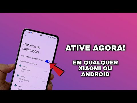 Qual é o histórico de notificações da Xiaomi?