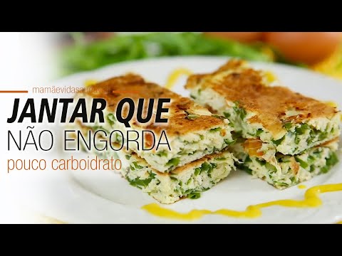 Qual é o jantar que não engorda?