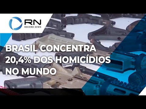 Qual é o menor índice de criminalidade do Brasil?