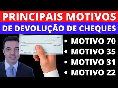 Qual é o motivo 48 para um cheque ser devolvido?