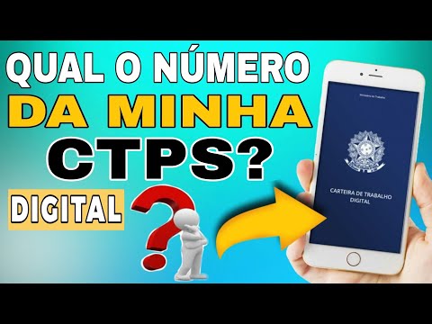 Qual é o número da carteira de trabalho digital?