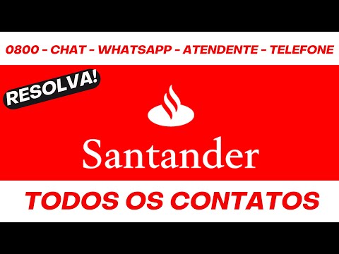 Qual é o número de telefone do Banco Santander?