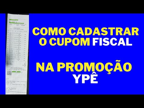 Qual é o número do cupom fiscal?