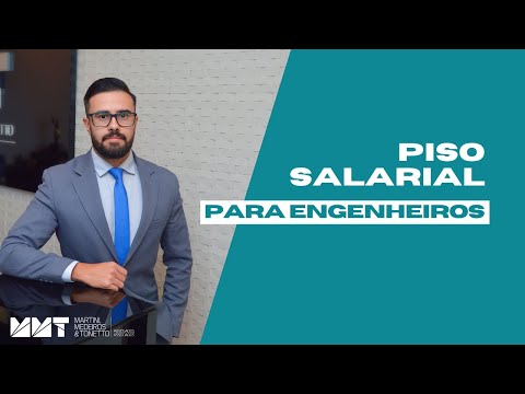 Qual é o piso salarial para engenheiros civis?