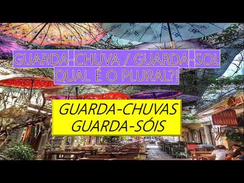 Qual é o plural de guarda-chuva?