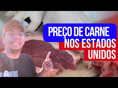 Qual é o preço da carne nos Estados Unidos?