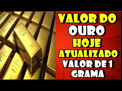 Qual é o preço da grama de ouro usada hoje?