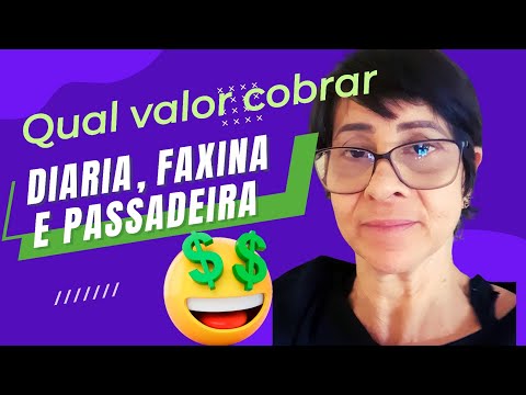 Qual é o preço de uma diária de faxina?