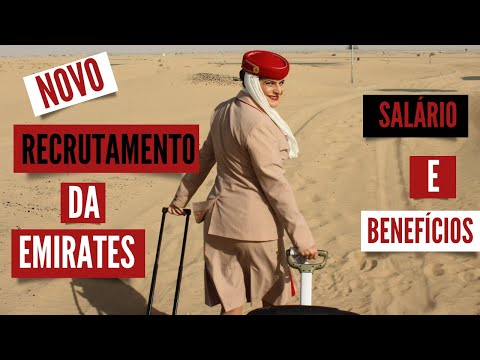 Qual é o salário de um comissário de bordo da Emirates?