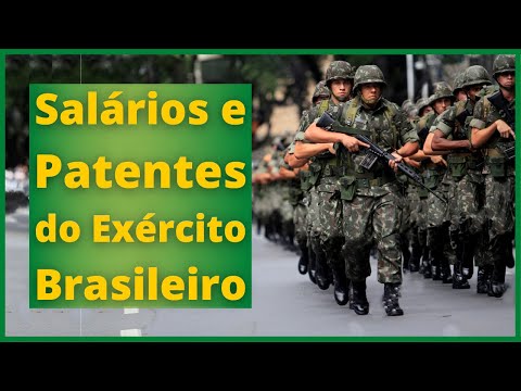 Qual é o salário de um soldado do exército?