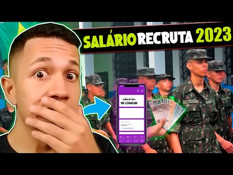 Qual é o salário de um soldado do exército?