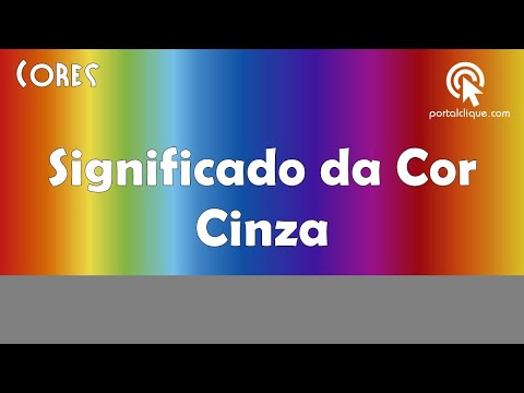 Qual é o significado da cor cinza?