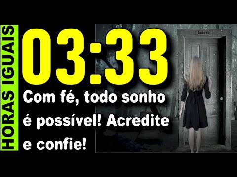 Qual é o significado da hora 03:33?