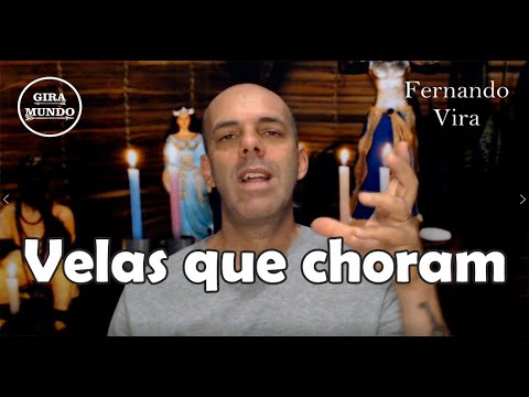 Qual é o significado da vela chorando?