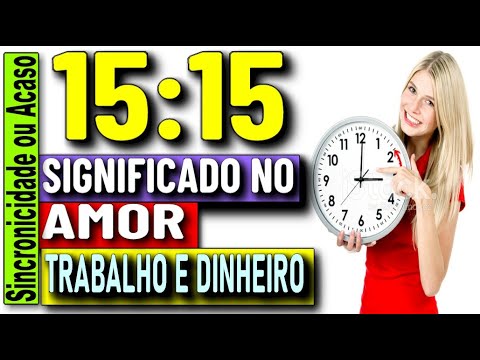 Qual é o significado das horas iguais 15:15?