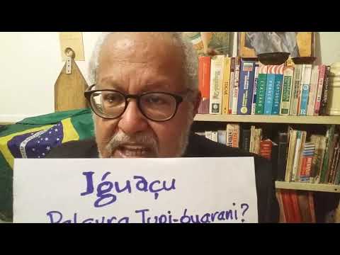 Qual é o significado de água em Tupi Guarani?