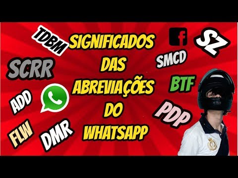 Qual é o significado de brv no WhatsApp?