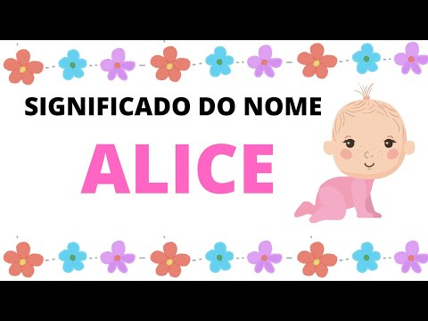 Qual é o significado do nome Alice?