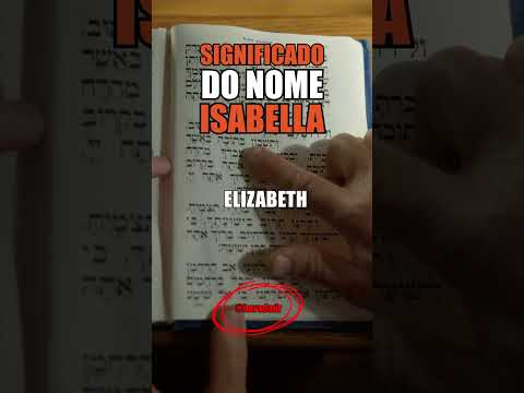 Qual é o significado do nome Isabella?