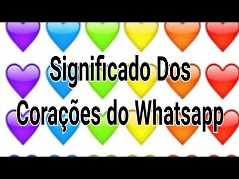 Qual é o significado dos corações do WhatsApp?