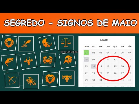 Qual é o signo de quem nasceu em 20 de maio?