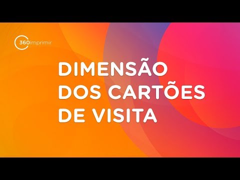 Qual é o tamanho ideal para um cartão de visita?