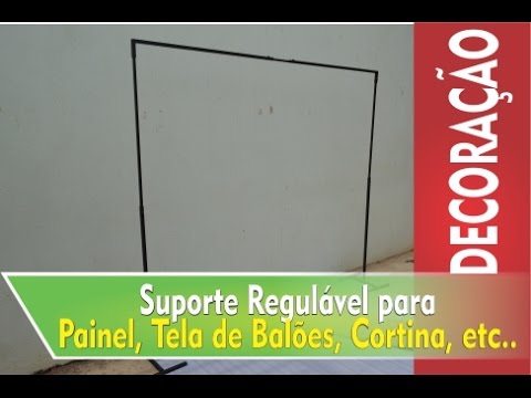 Qual é o tamanho ideal para um painel de festa quadrado?