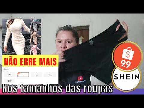 Qual é o tamanho S na Shopee?