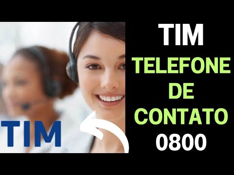 Qual é o telefone 0800 da TIM?